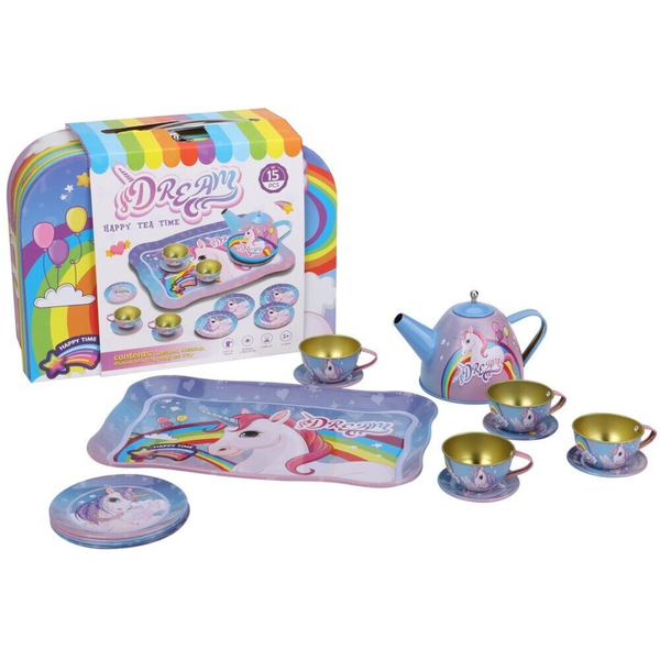 Durable Kids Toys - Tea Party Pretend Play Kitchen Set