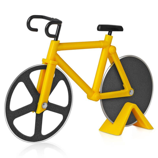 Bicycle Shaped Stainless Steel Pizza Cutter Roller