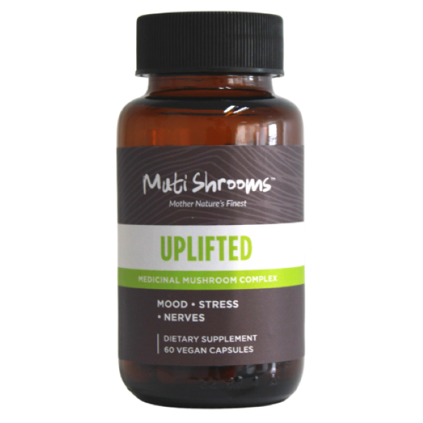 Muti Shrooms Uplifted Medicinal Mushroom Immune Complex - 60 Veg Capsules