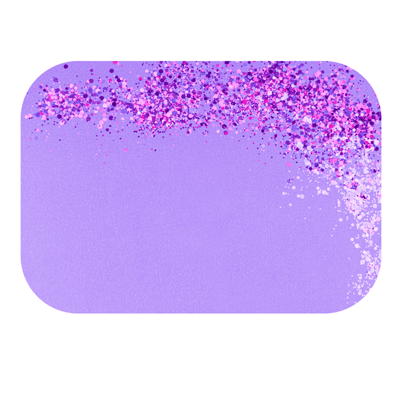 Purple Confetti Printed Mouse Pad