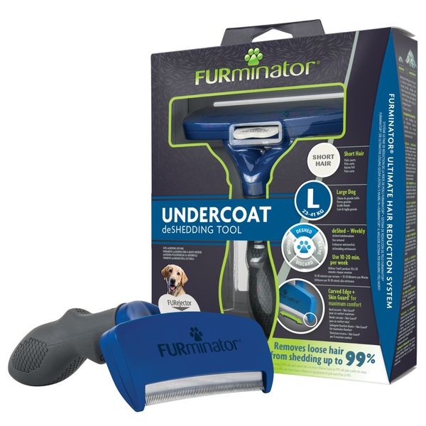 Furminator Deshedding Tool For Large Dogs - Short Hair