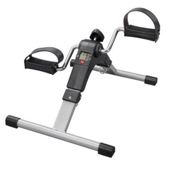 Pedal Exercise Bike with LCD Display Monitor - Black