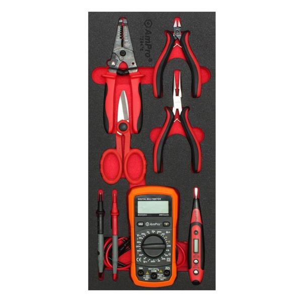 Ampro 6 Piece Electrican's Tool Set