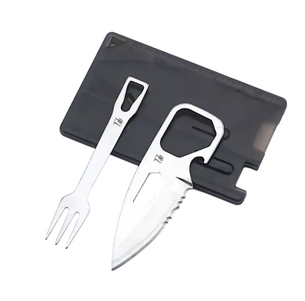 Adventure Ready: The 6-in-1 EDC Tool Card - Your Pocket-Sized Survival Kit