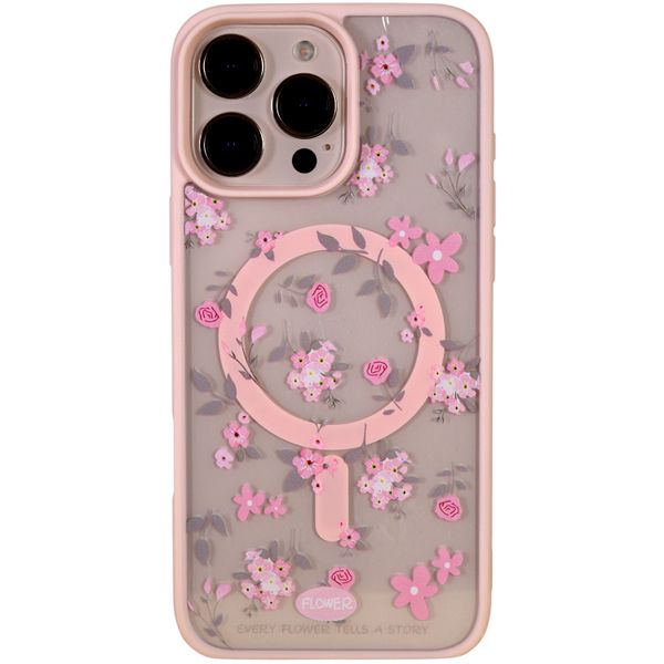 Phone Case - Blossom Garden MagSafe - Compatible with 15 Pro Max - Clear