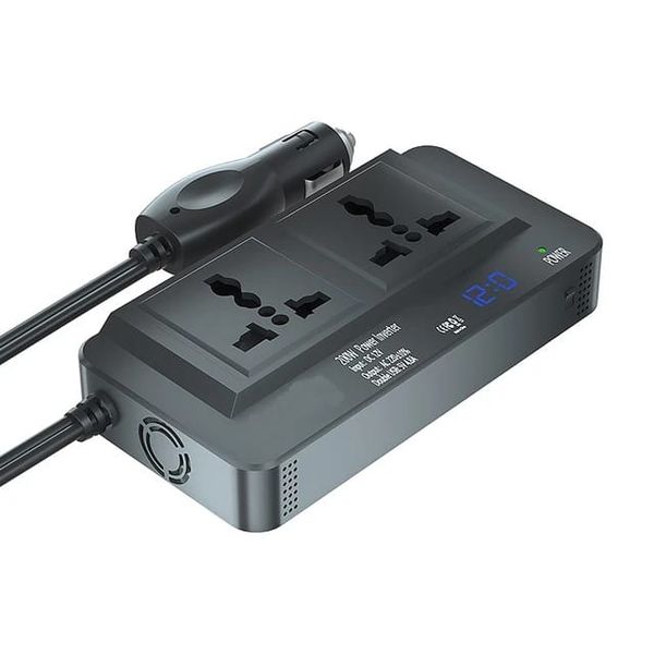200W Solar Car Power Inverter Micro 12V DC