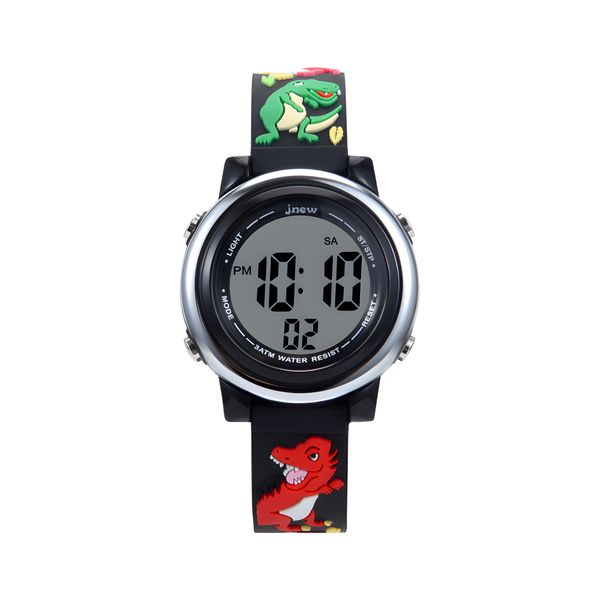 LED Electronic Watch - Children's Cartoon Dinosaur Castle Electronic Watch