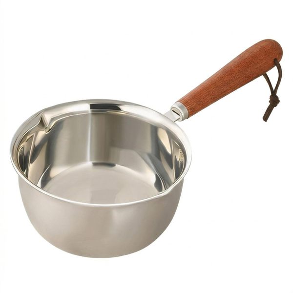 Stainless Steel Oil Melting Pot with Double Spouts &amp; Measuring Marks