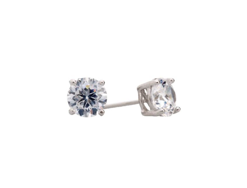 925 Sterling Silver 5mm Round Stud Earrings
