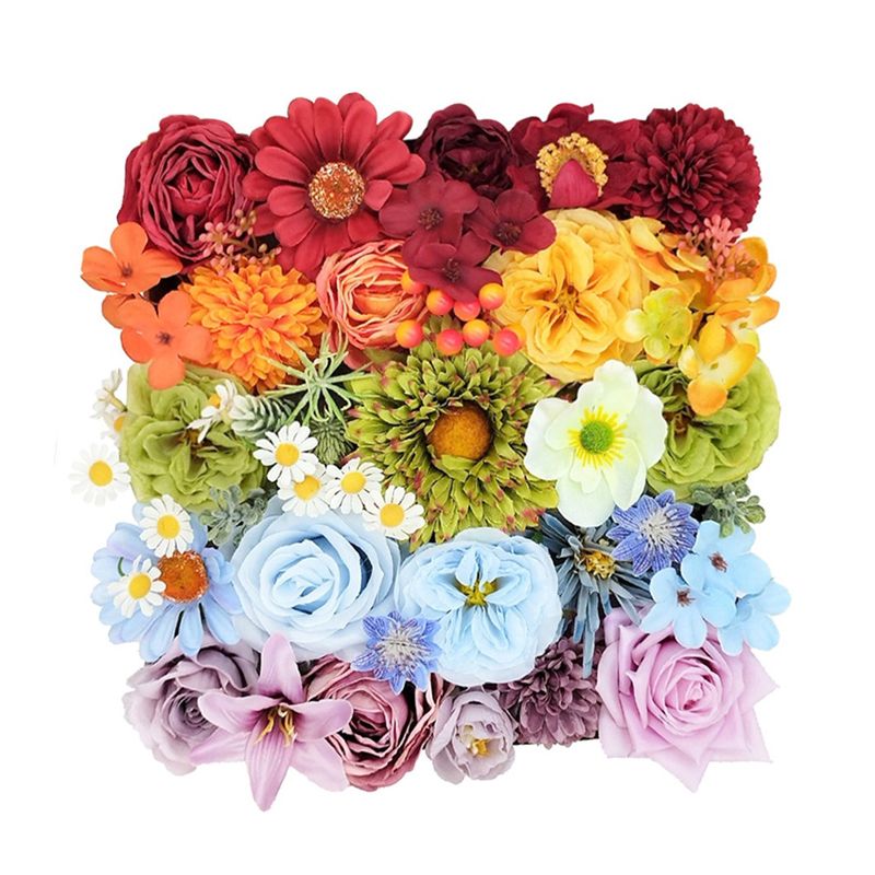 large bouquet of artificial flowers