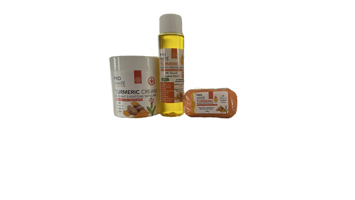 Pro White Turmeric Skincare Pack Shop Today. Get it Tomorrow
