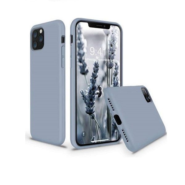 Silicone Slim Cover with Micro Fibre Lining for iPhone 11 PRO - Lilac