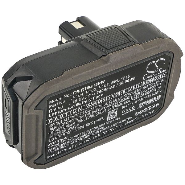 RYOBI ORS-1801;CAD-180L;CDI-1803 replacement battery