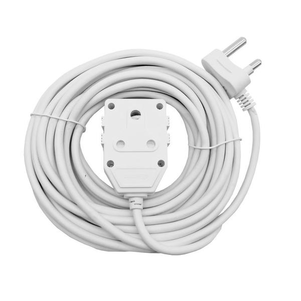 20M 16A Double Plug 1.5mm Extension Cord