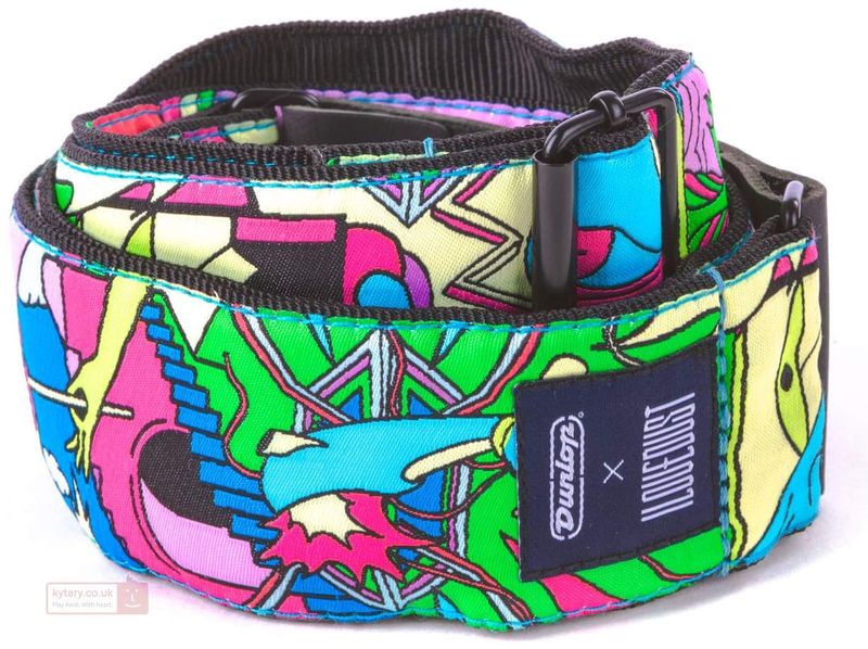 I Love Dust Sucker guitar strap