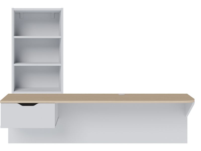 YB Ambiente Tech Suspended Desk - White