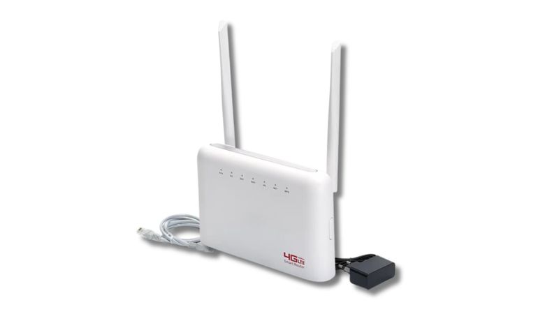 MR A TECH 4G Wi-Fi Router with Sim Card Slot 32 Users any network- (4G-LTE)