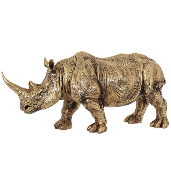 Modern and Stylish 59cm Gold Rhino -JAN40U1