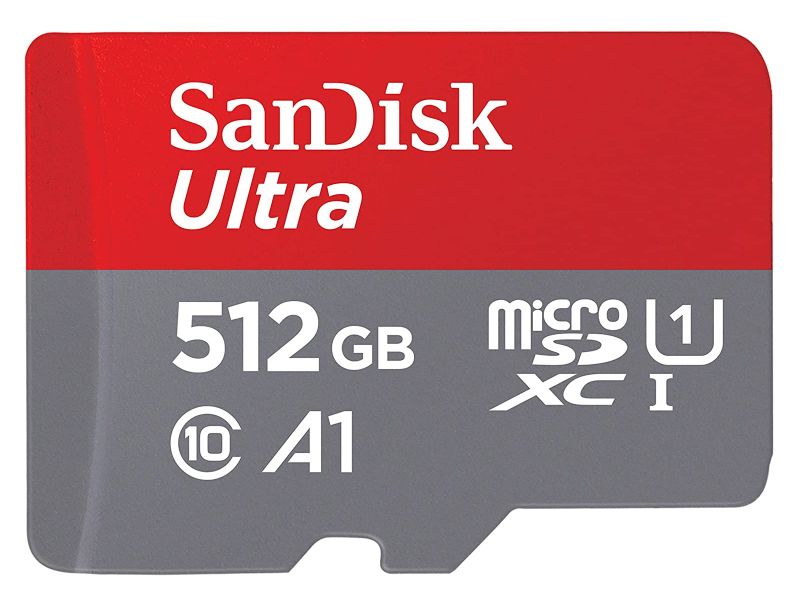 SanDisk 512GB Ultra Micro SDXC UHS-I Memory Card
