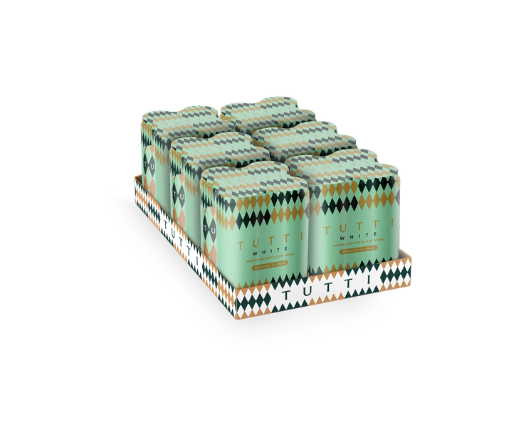 Tutti - White Sparkling Wine - 24 x 250ml Cans