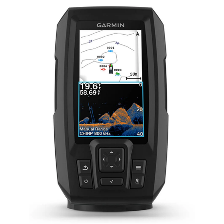 Garmin STRIKER Vivid 4cv Fishfinder With GT20-TM Transducer - Black Image