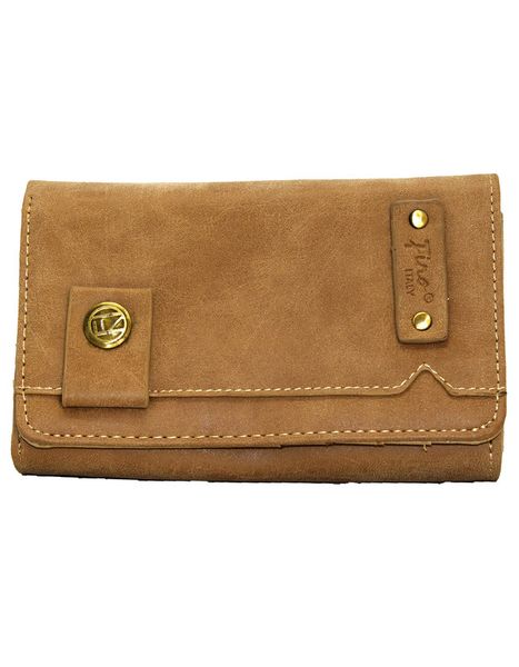 Fino 811-093 Faux Leather Metal Design Card Holder Organiser Purse