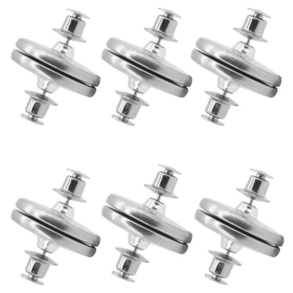 DIY Replacement Magnetic Curtain Closure Buckles Set of 6 (1.7cm)