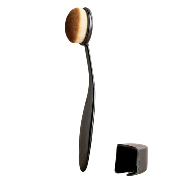 Mini Oval Makeup Brush Professional Oval Toothbrush Foundation