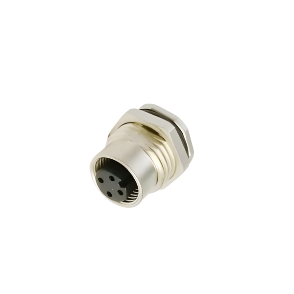 PM12AF4R-P/16 M12 A Code Female 4-Pin Circular Connector IP67 PCB Mount