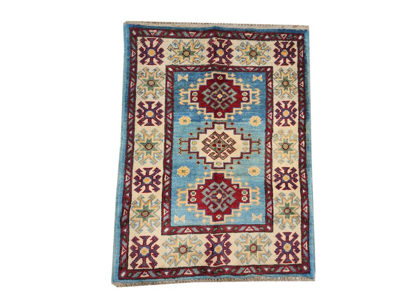 Fine Afghan Kazaq Carpet 89 X 62 cm