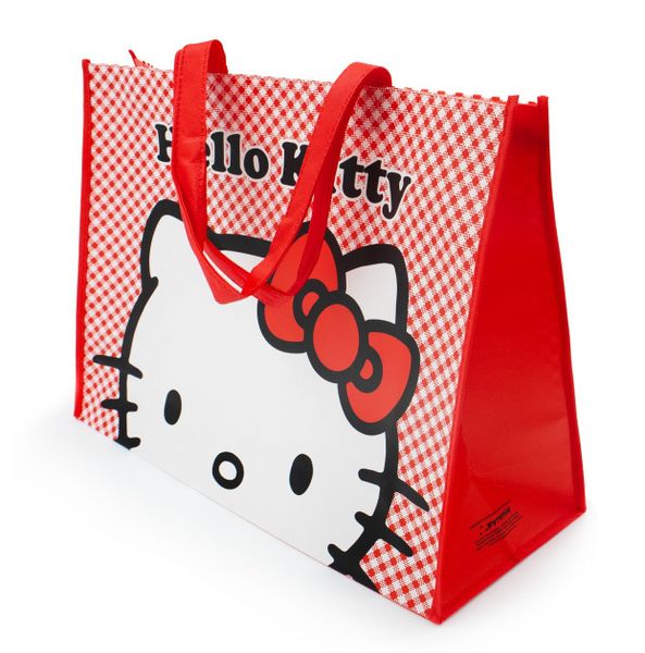 Hello Kitty (Peeking) Reusable Shopper Tote Bag