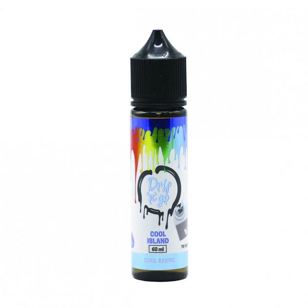 60ml Drip 'n Go Vape Juice - Cool Island - 3mg