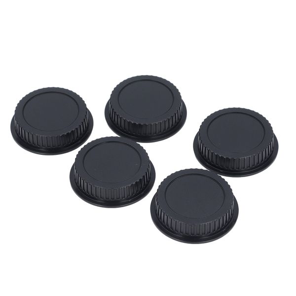 5 Pieces Camera Rear Lens Cap Kit, ABS, Compatible With EF Mount Lens