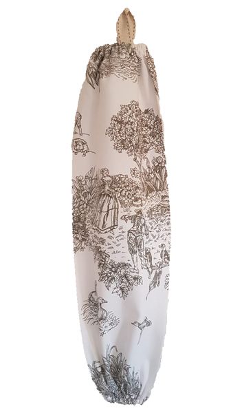 Plastic Bag Holder - White/Grey Nature