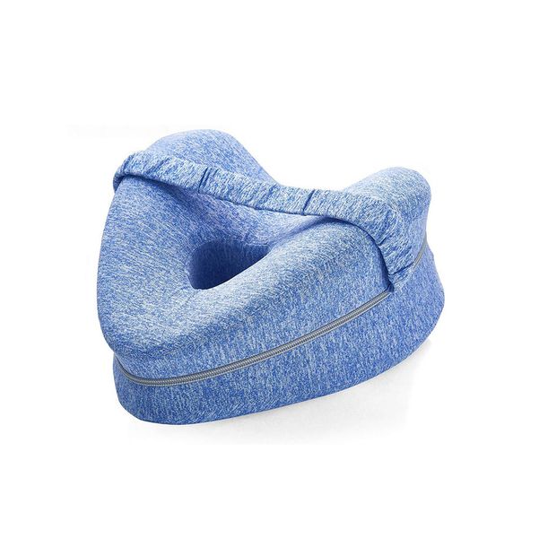 Memory foam leg pillow, raised cushion side sleeping heart pillow