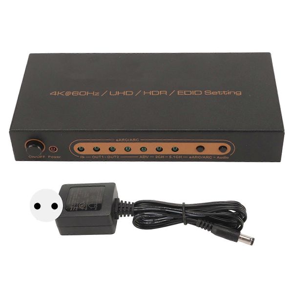 Hd Multimedia Interface Sound Extractor 4k 60hz Hdr Hd Multimedia Interface Earc Arc Sound Extractor Converter 100240v Us Plug