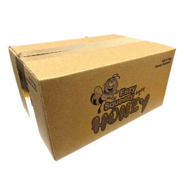 Eezy Squeezy Honey Sachets - 100 x 8g Sachets of 100% Pure Natural Honey