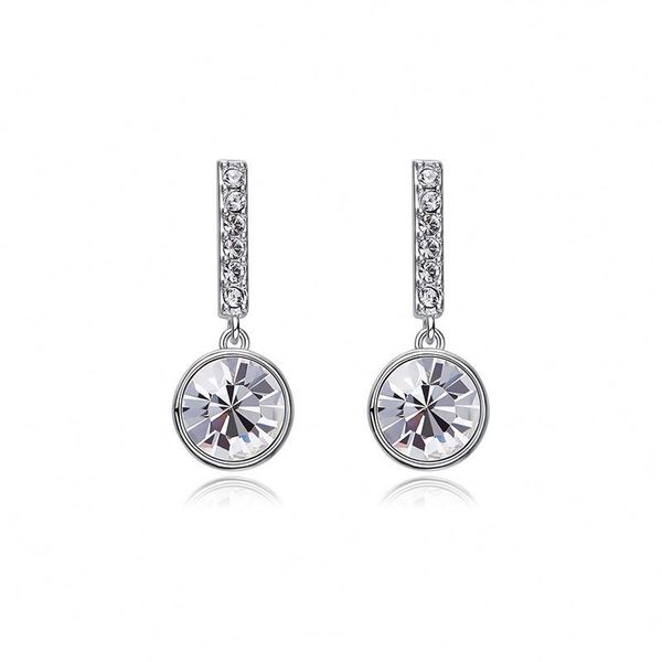 HerJewellery Rosalie Drop Earrings with Swarovski Crystal