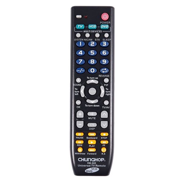 Chunghop Universal 3-in-1 Remove Control for TV, VCD &amp; DVD