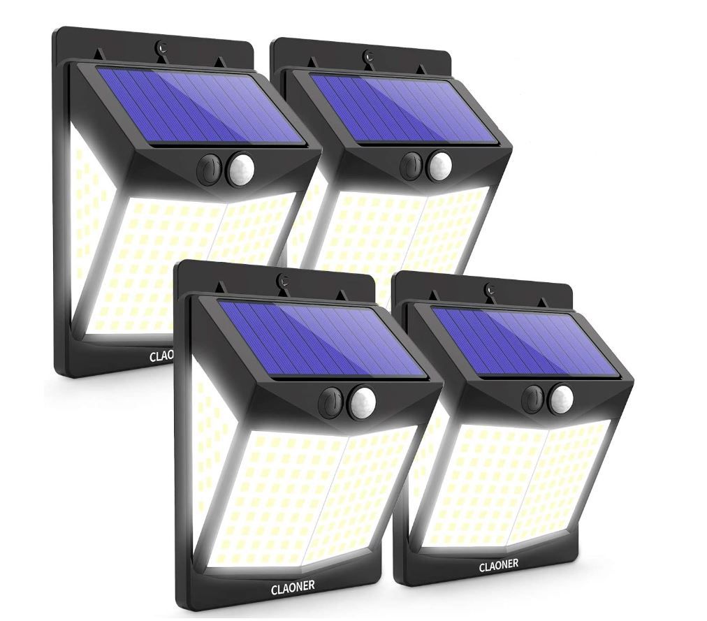 LED Solar Wall Light with Motion Sensor - 4 pack | Buy Online in South ...