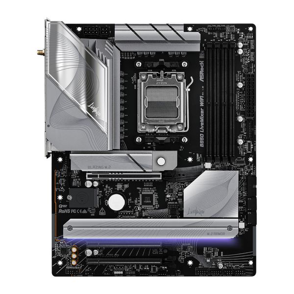 ASRock B850 LiveMixer WiFi AM5 ATX Gaming Motherboard