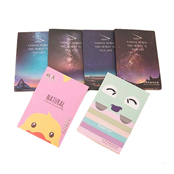 Beauty Face Care Portable Absorbent Paper Oil Control Wipes Set Of 6