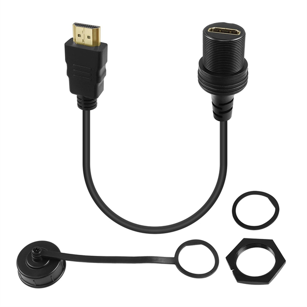 HDMI-Compatible Male to Female Extension Cable 0.3 m