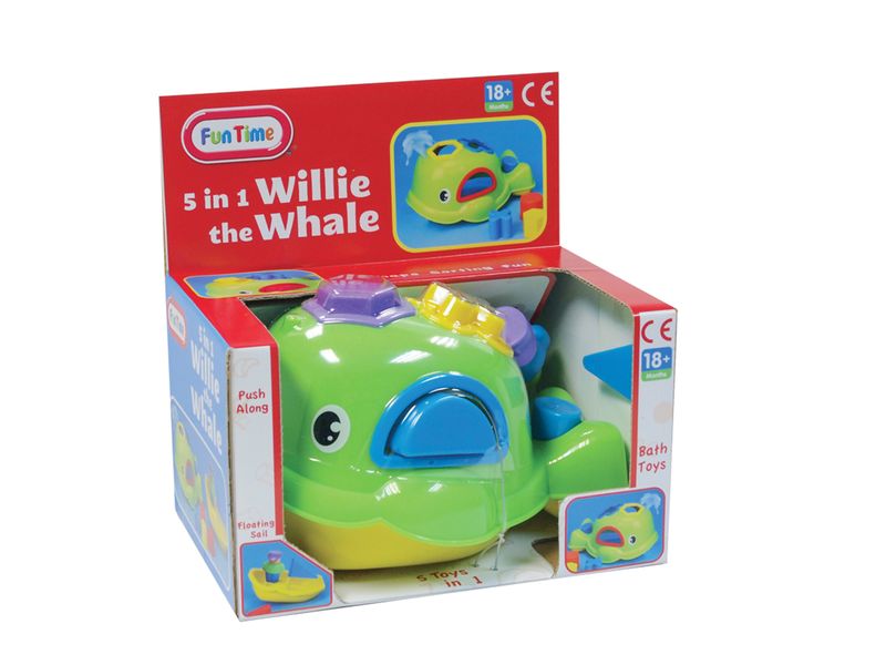 Funtime Willy The Whale Bathtime Toy