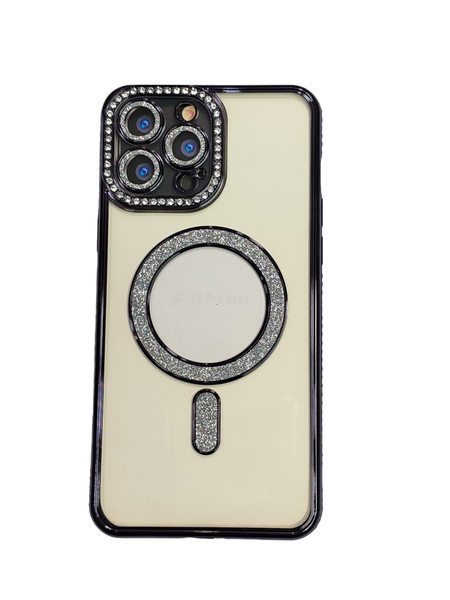 Glitter &amp; Clear Magsafe Cover For Apple iPhone 14 Pro Max