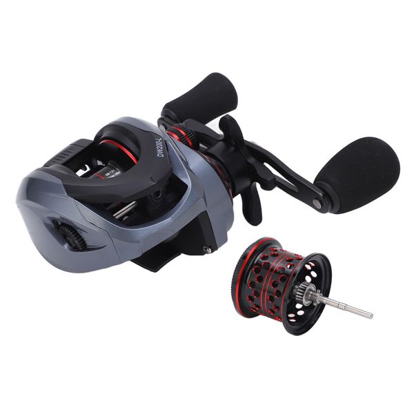 7.2:1 Metal Baitcasting Fishing Reel Water Drop LH