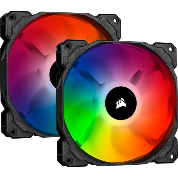 Corsair iCUE SP140 RGB PRO Performance 140mm 2x Fan Kit with Lighting Node