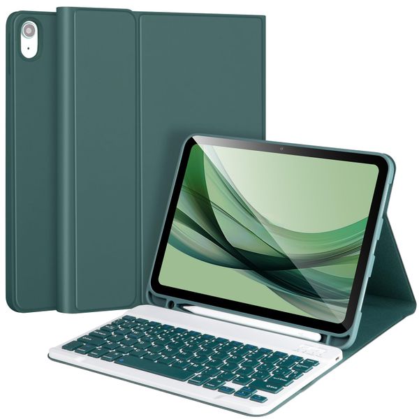 Keyboard Case Compatible with iPad A16 (2025, 11") and 10th-Gen iPad 10.9