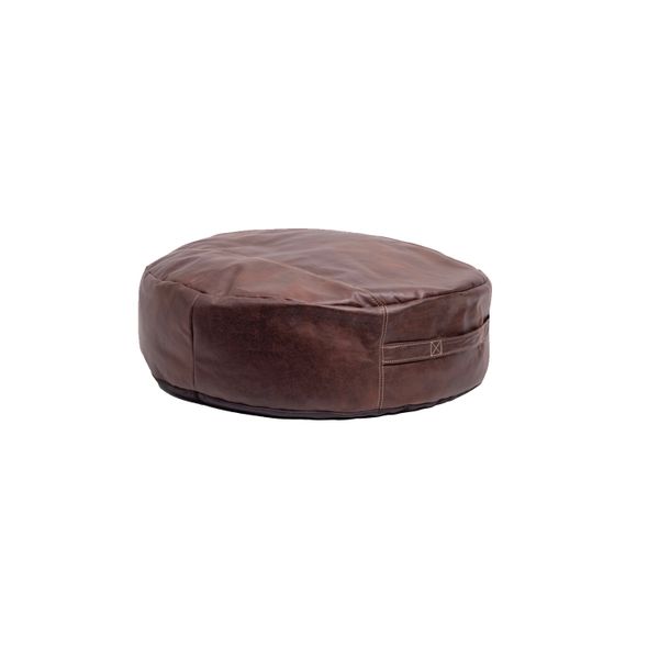 Rogz Dog Bed, Karoo Flat Round Bed, Large, Brown