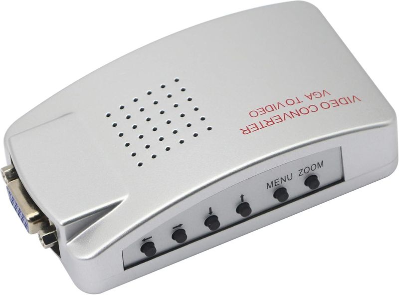 DLTech VGA to AV Adapter S-Video Converter